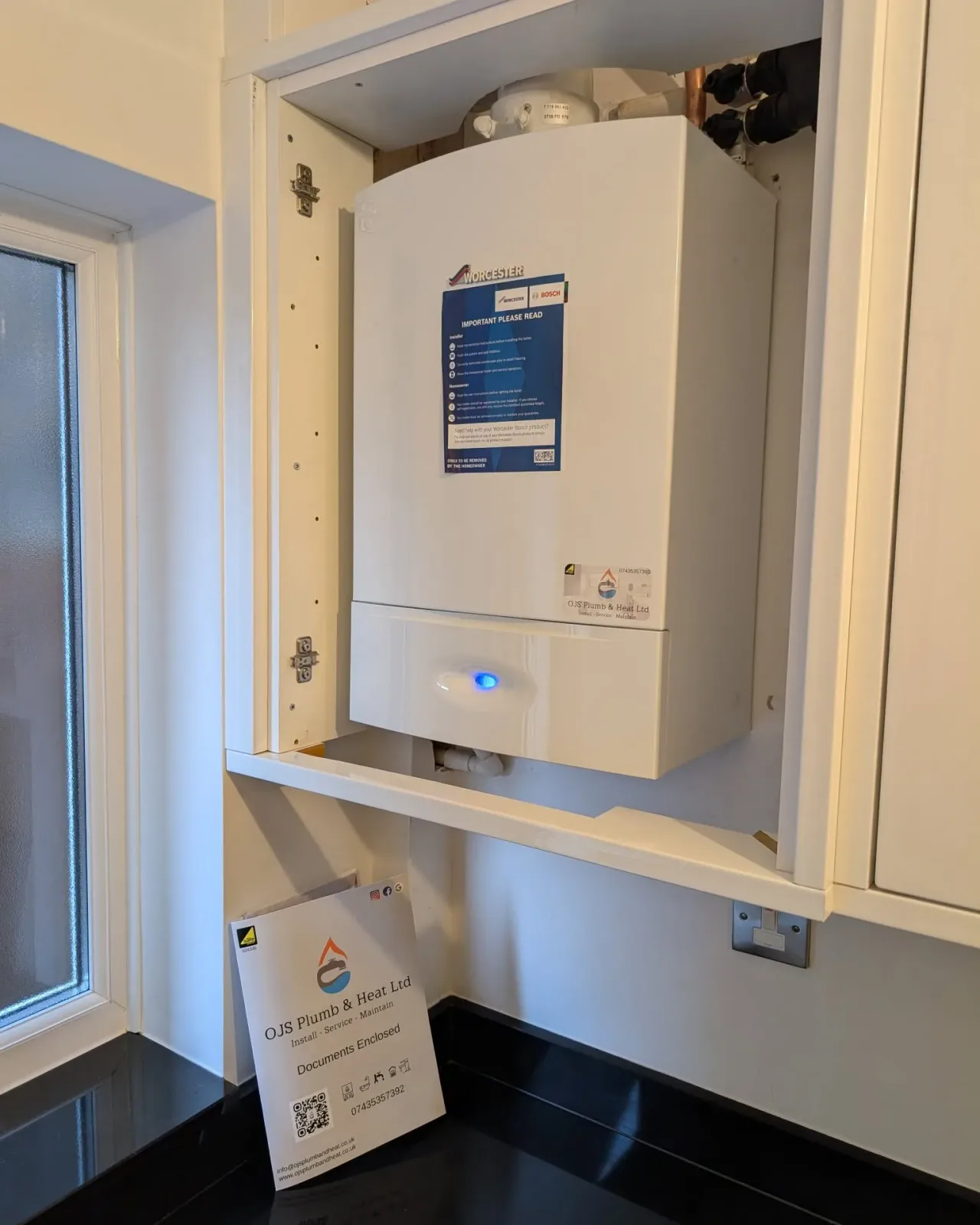 Recent OJS Plumb & Heat Ltd project