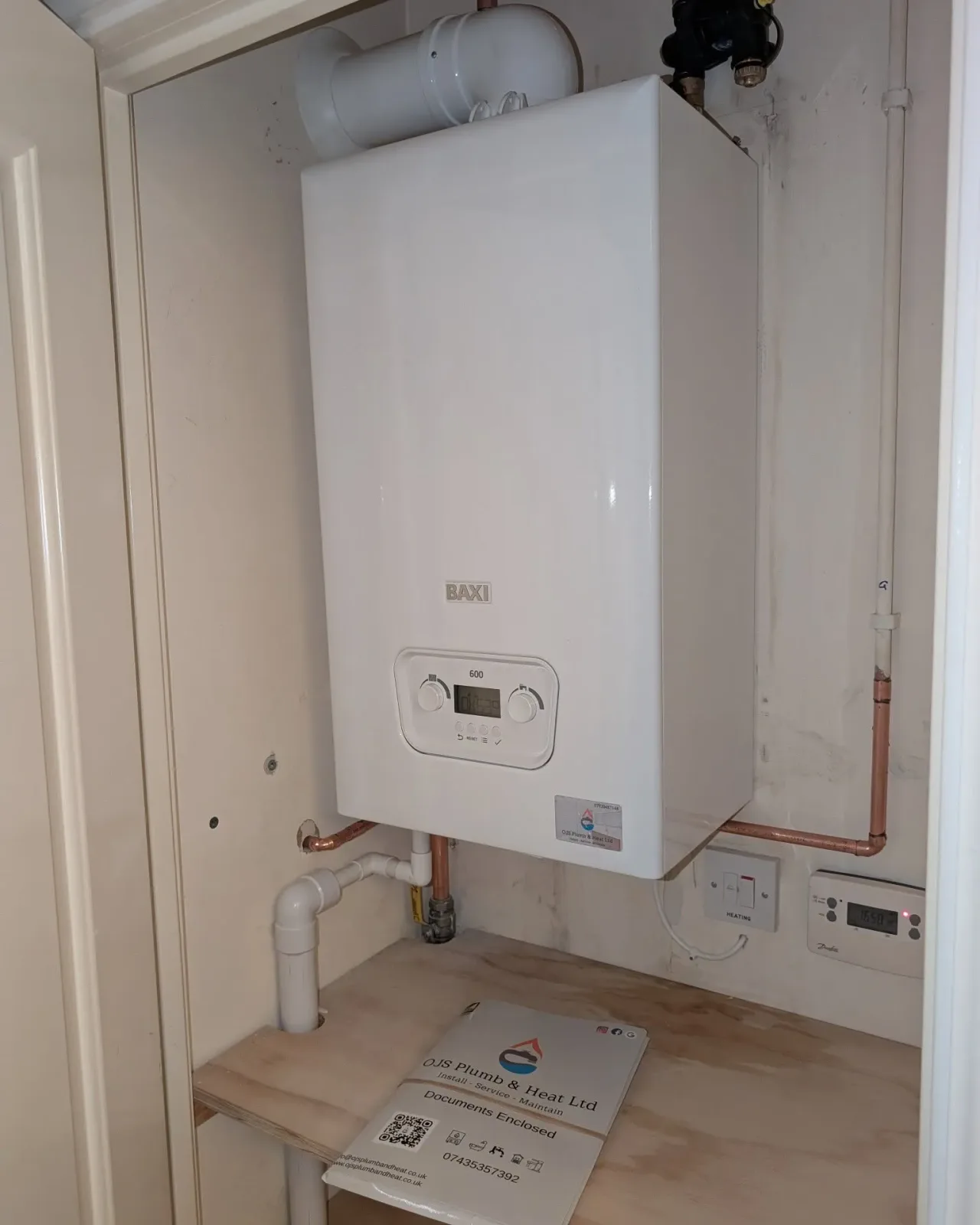 Recent OJS Plumb & Heat Ltd project